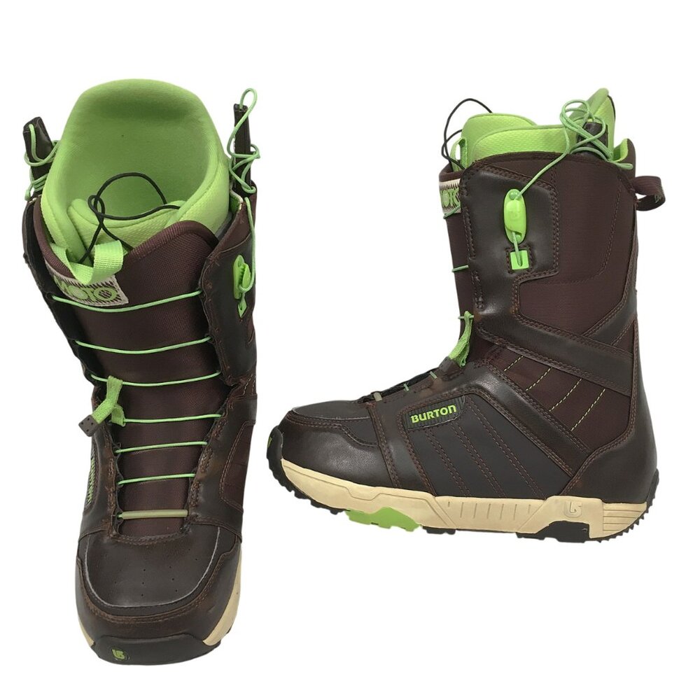 Excellent Condition Burton Moto Snowboard Boots!  US 9 Euro 42 Brown Speed Lace